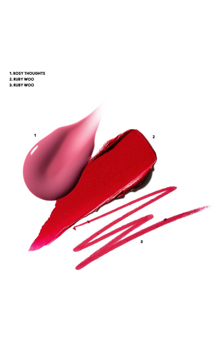 MAC Cosmetics Trending Tomorrow Lip Trio Gift Set $76 Value, Alternate, color, Red