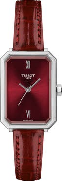 Tissot SRV Leather Strap Watch, 21.8mm