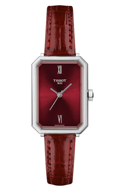 Tissot SRV Leather Strap Watch, 21.8mm