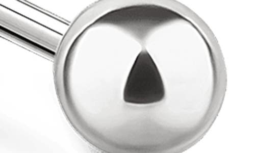 Maria Tash Single Ball Stud Earring In Metallic