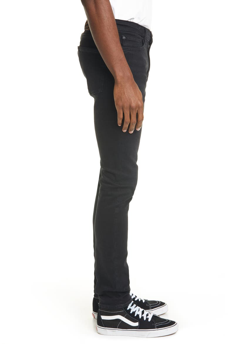 Skinny Onyx Rise Jeans, Alternate, color, BLACK