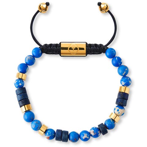 Blue Lapis with Heishi with Beads