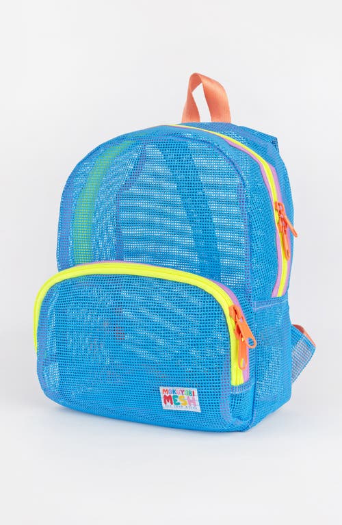 Mokuyobi Mesh Mini Backpack In Blue