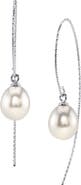 The Pearl Source White Freshwater Pearl Bonnie Earrings