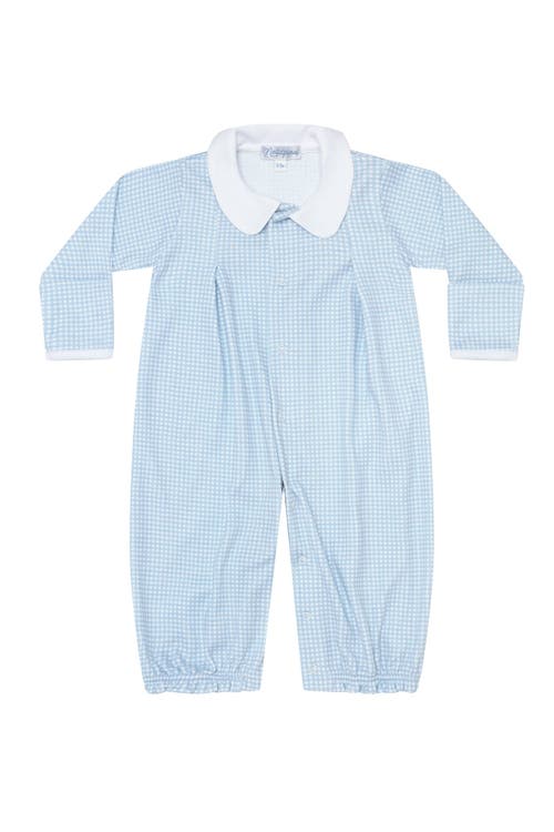 Nellapima Blue Gingham Converter Gown In Blue
