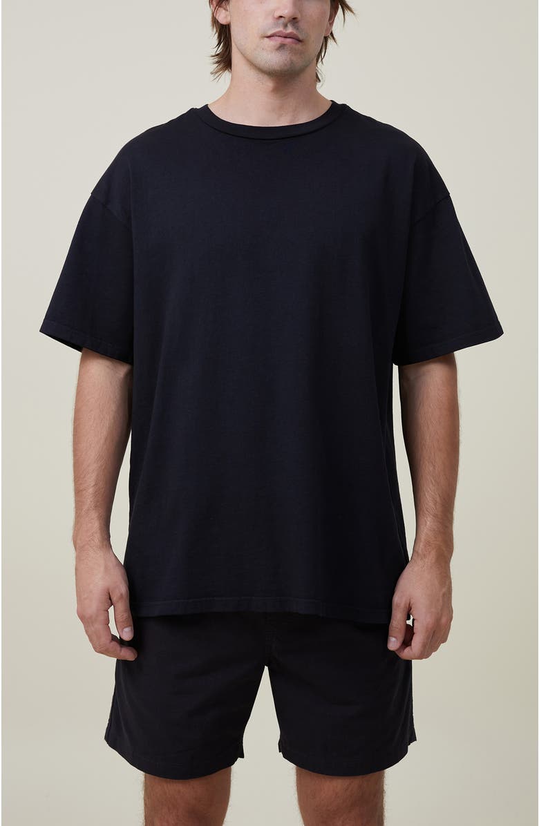 Cotton On Men
s Easy Short, Main, color, Black Texture