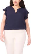 Halogen® Flutter Sleeve Top