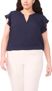 Halogen® Flutter Sleeve Top