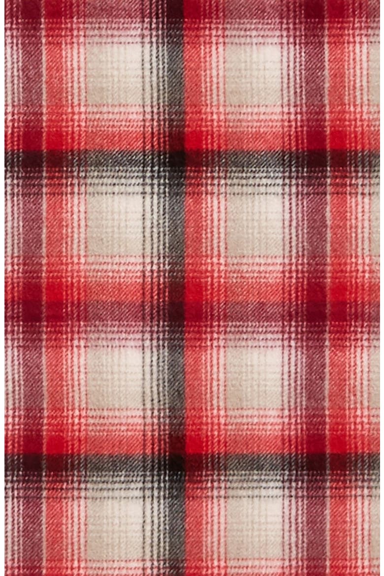 Heritage Plaid Cashmere Scarf, Alternate, color, RED COMBO