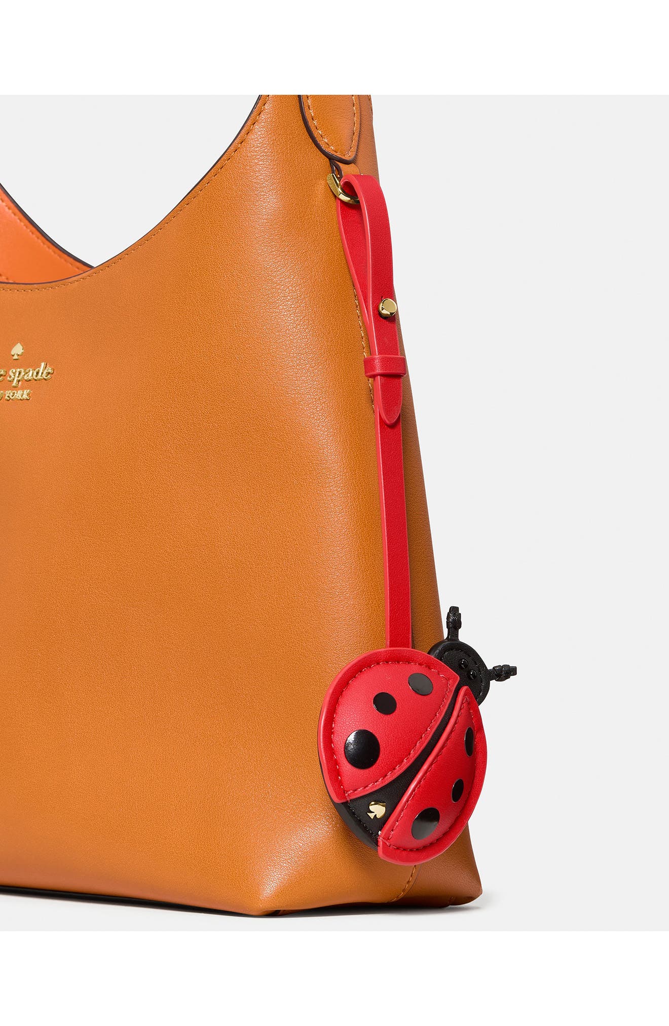 Kate Spade New York ladybug bag charm, Alternate, color, 