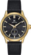 Heritor Automatic Argento Leather-Band Watch
