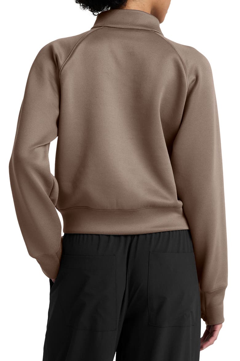 Piping Detail Bomber Jacket, Alternate, color, CAPPUCCINO