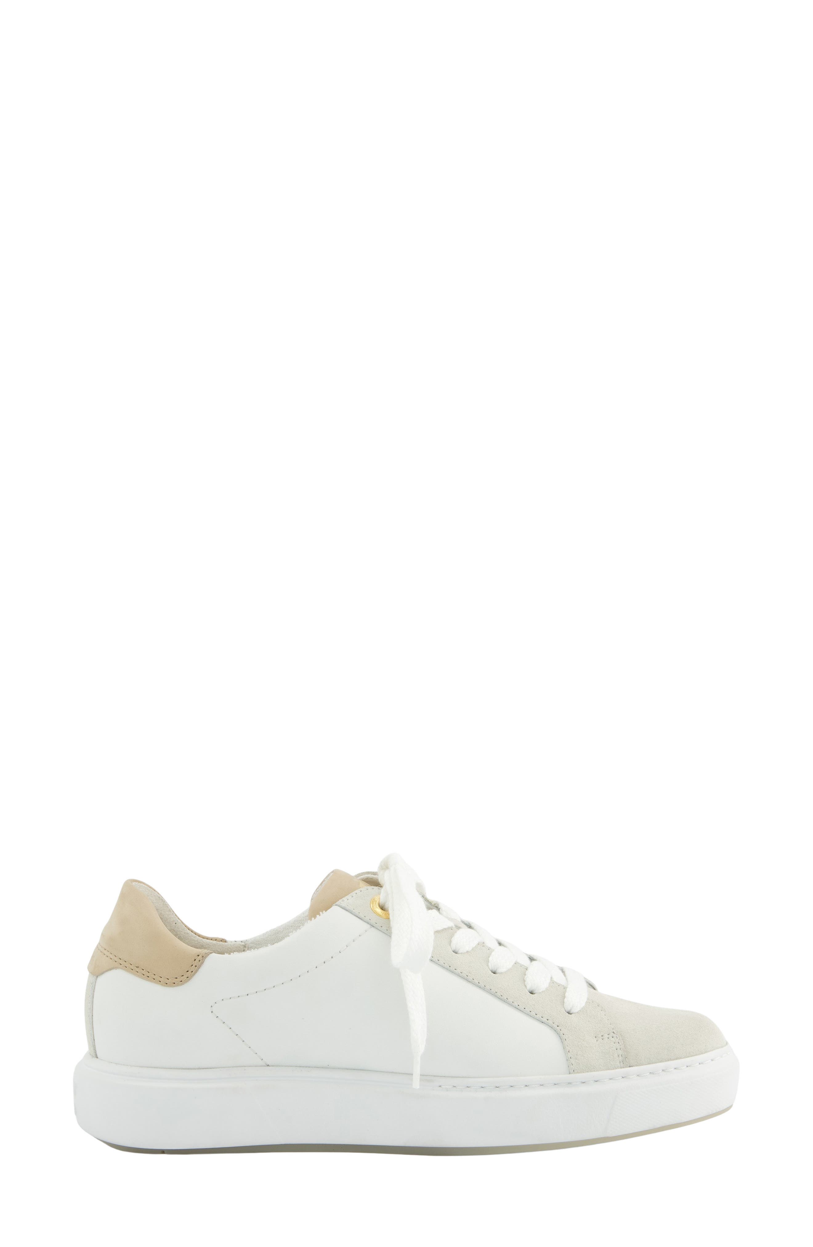 Paul Green Dashing Low Top Sneaker, Alternate, color, Milk White Combo