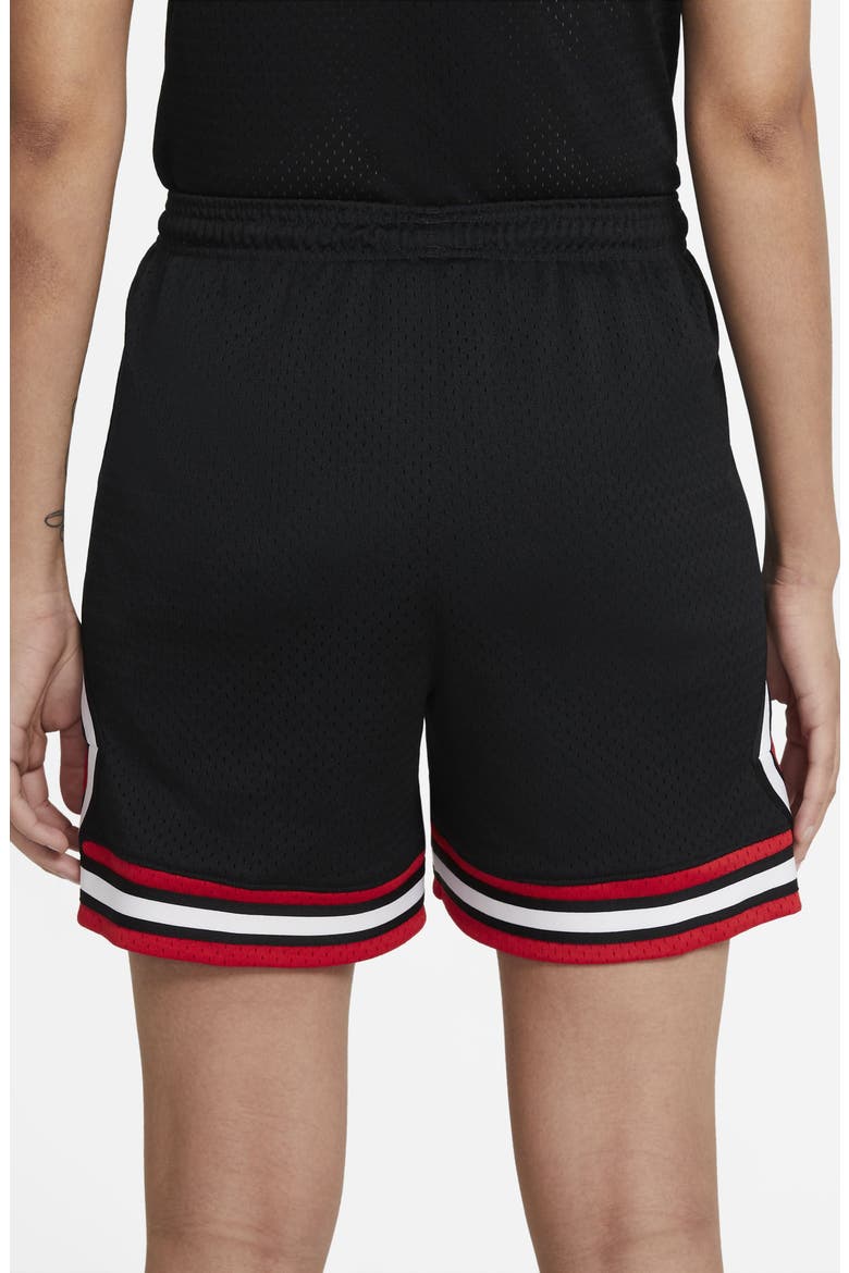 Nike Jordan Essential Diamond Shorts, Alternate, color, BLACK/ RED