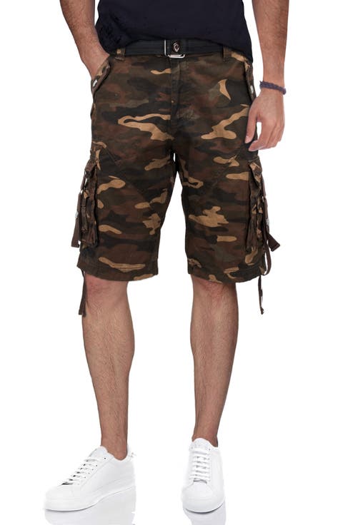 Belted Cargo Shorts