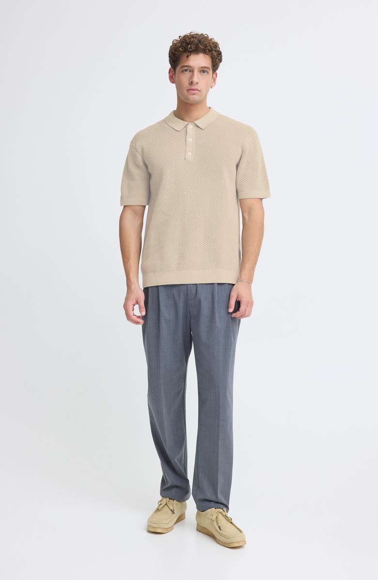 CASUAL FRIDAY Knit Polo, Alternate, color, Island Fossil