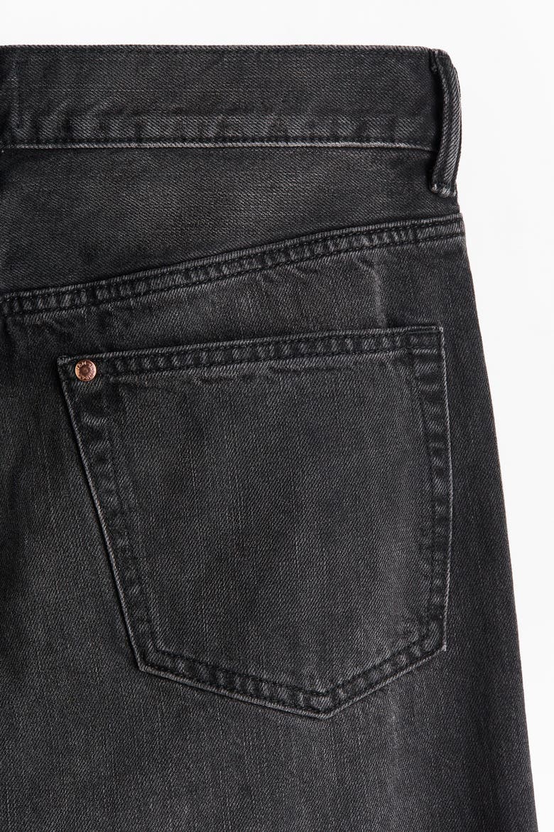 Relaxed Bootcut Jeans, Alternate, color, Denim black