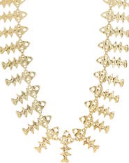 MARLYN SCHIFF Fish Collar Necklace