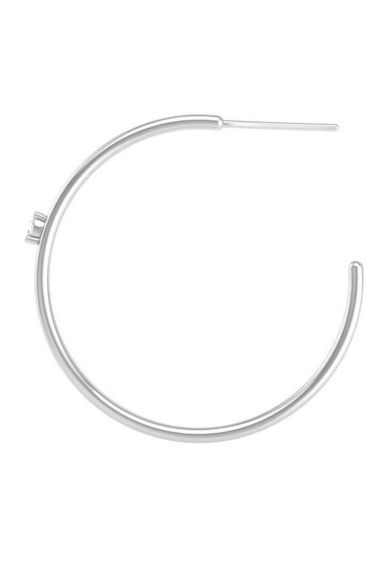 Maxi Solo Hoop, Alternate, color, Silver