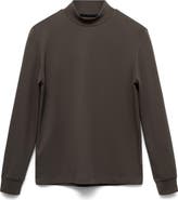 MANGO Slim Fit Long Sleeve Mock Neck Thermolite® T-Shirt