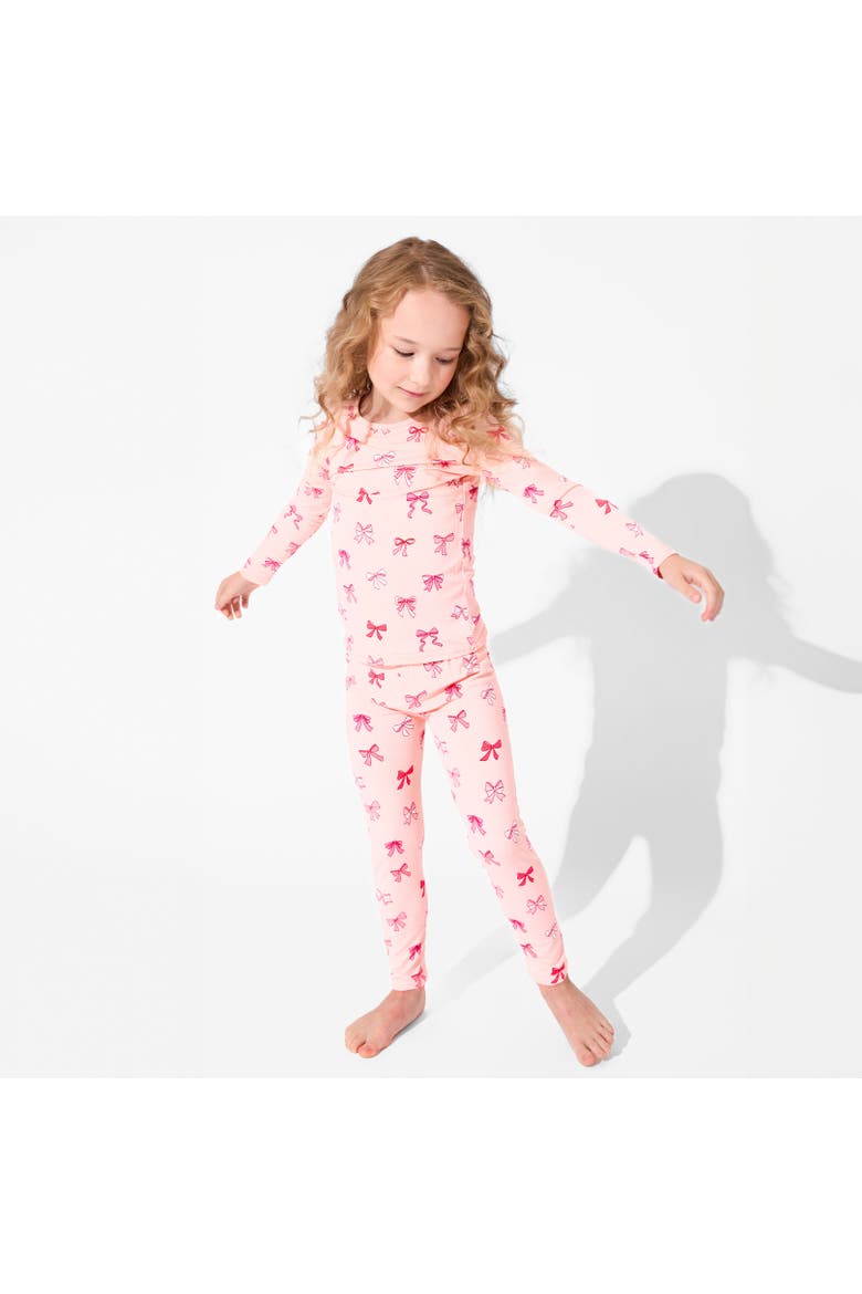 Kids' Take A Bow Set of 2 Piece Pajamas, Alternate, color, Take A Bow