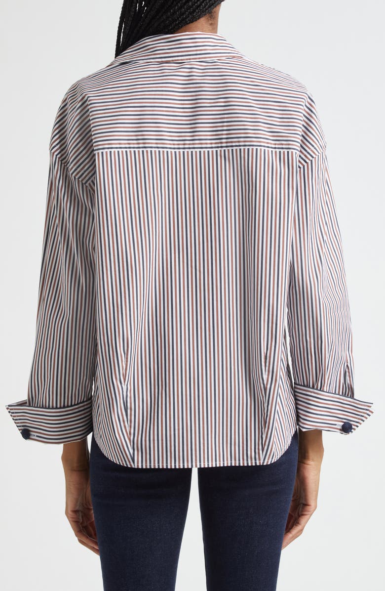 Draymond Stripe Stretch Cotton Blend Shirt