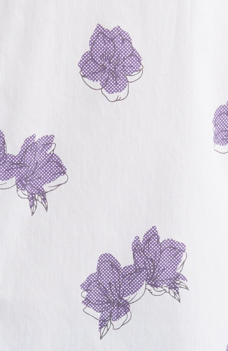 TravisMathew Hit The Books Floral Short Sleeve Stretch Button-Up Shirt, Alternate, color,