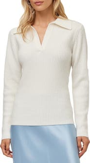 FIFTEEN TWENTY Daphne Collar Rib Sweater