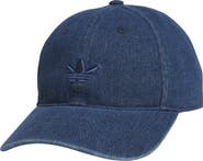 adidas Trefoil Embroidered Denim Baseball Cap