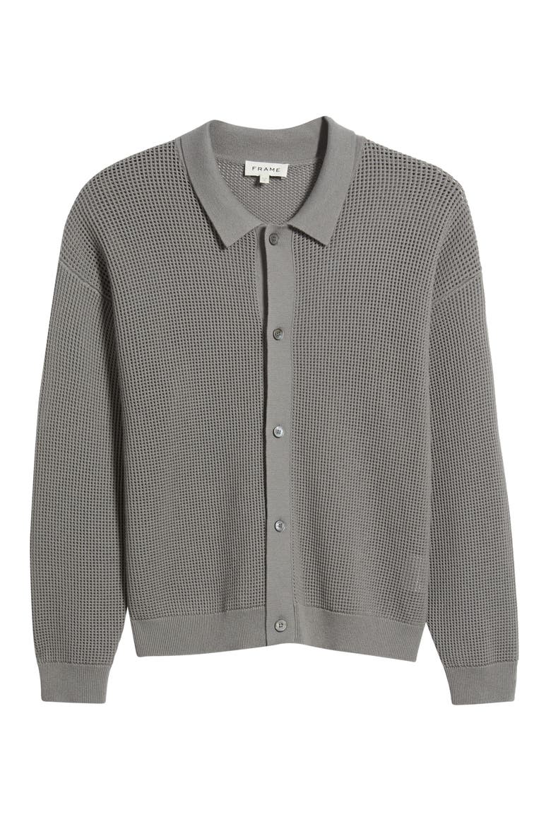 Open Stitch Cardigan, Alternate, color, CLOUD GREY
