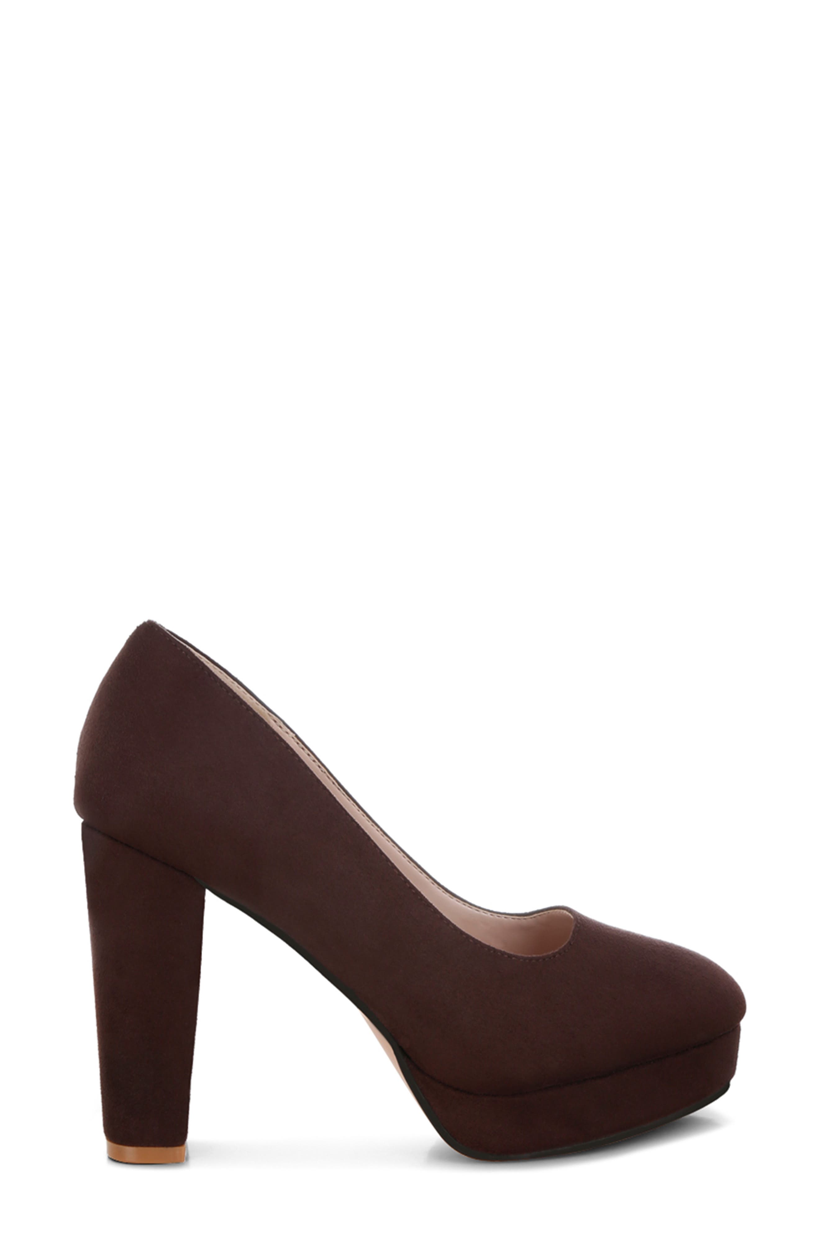 Olanta Platform Pump, Alternate, color, BROWN