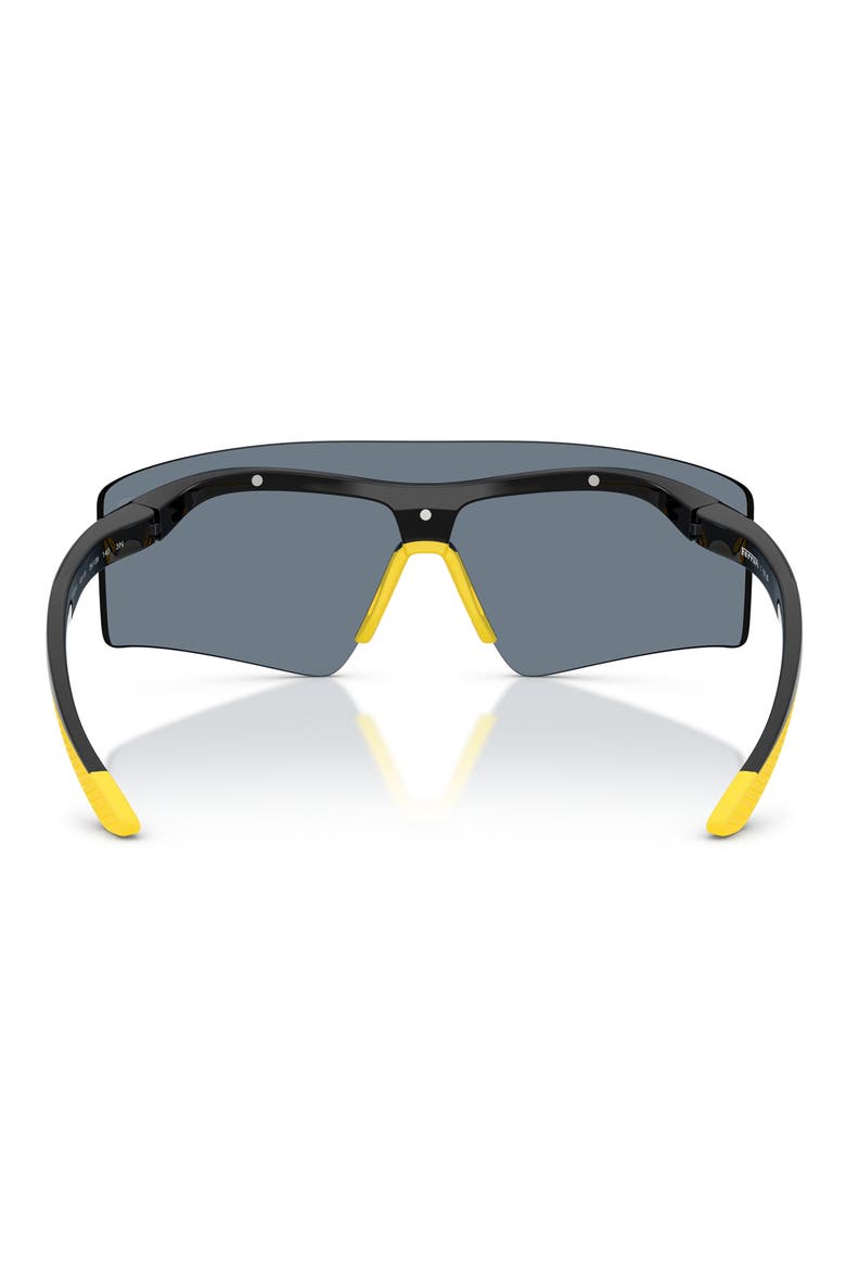 139mm Shield Wrap Sunglasses, Alternate, color, LIGHT BLUE SILVER