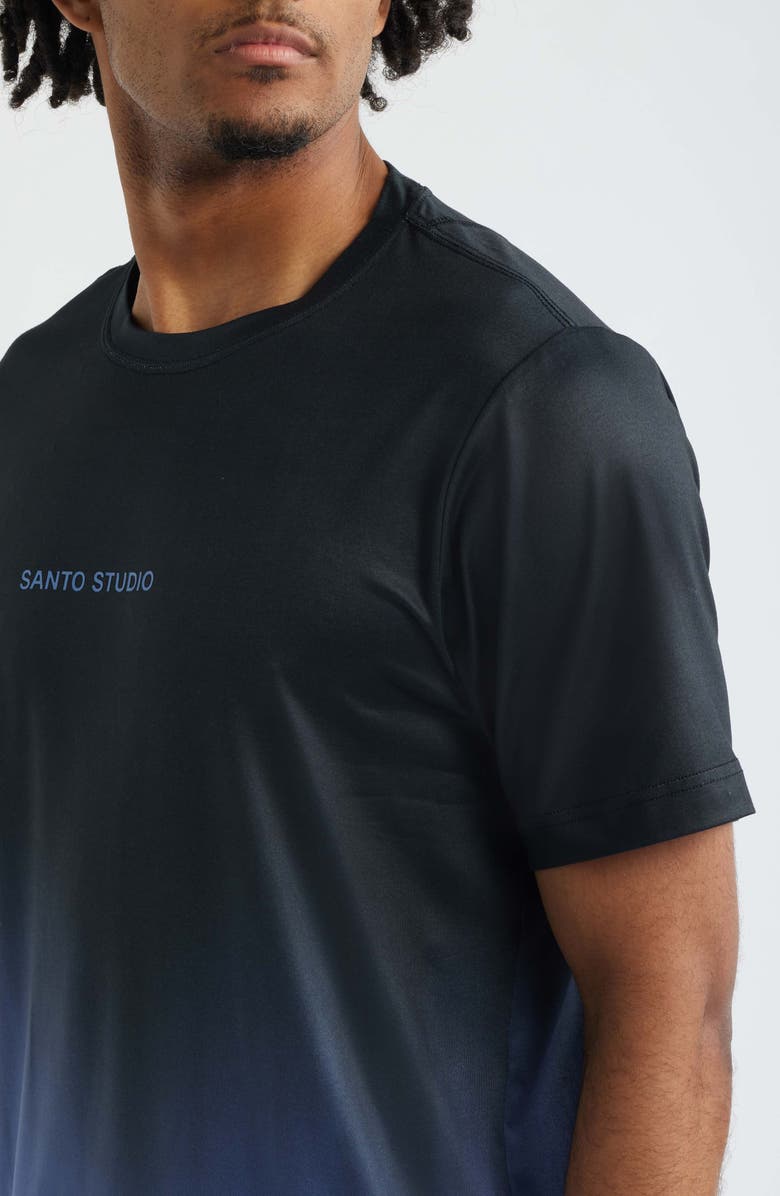 SANTO STUDIO Tempo Faded Tech Performance T-Shirt - Arman Tsarukyan Edition, Alternate, color, Black Fade