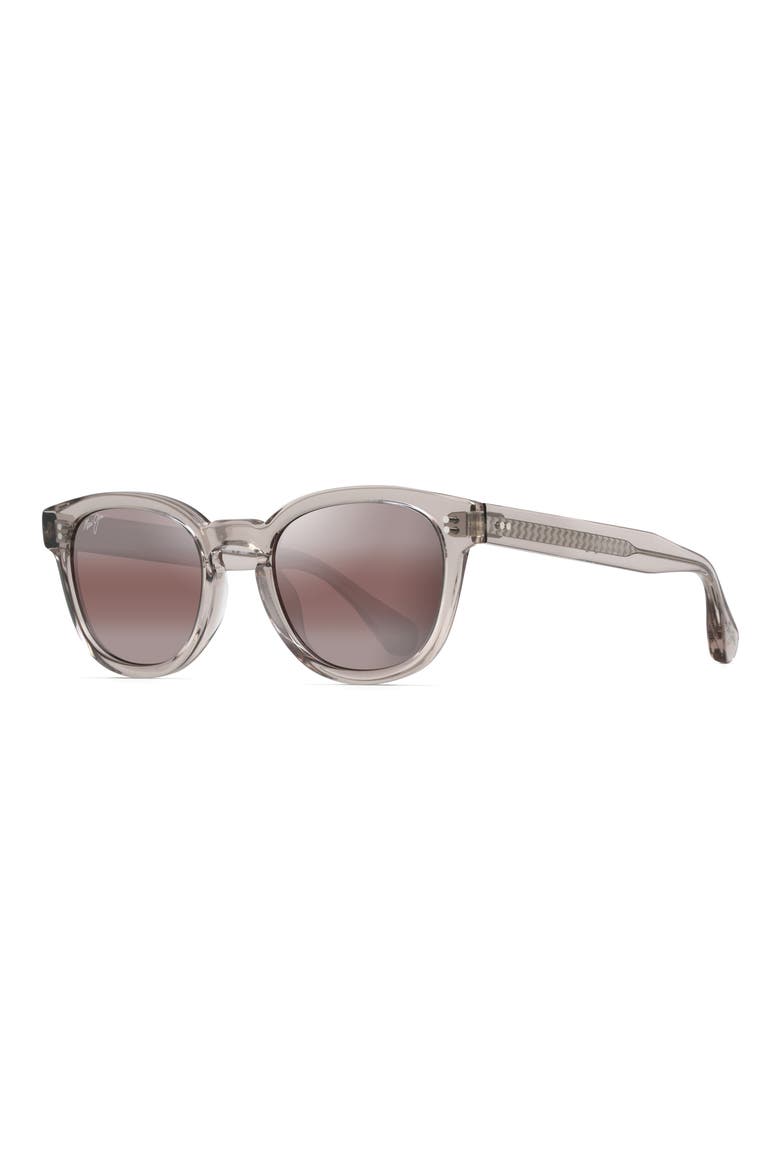 Cheetah 5 52mm Polarized Square Sunglasses, Alternate, color, CRYSTAL PINK/ MAUI ROSE