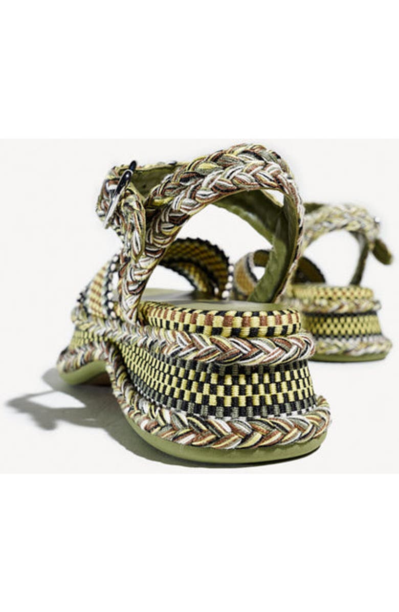 Amambaih Ada Platform Sandals, Alternate, color, Kaki-Lemon