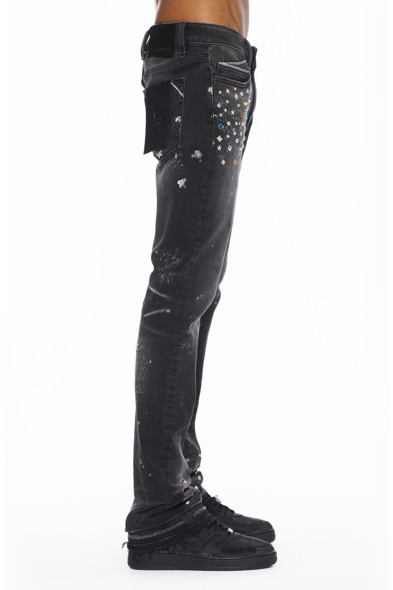 Lenny Studded Bootcut Jeans, Alternate, color, STAR
