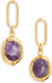 Karine Sultan Crystal Drop Earrings