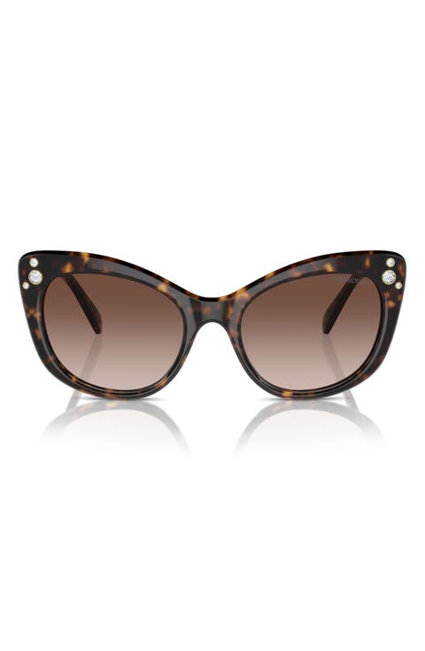 55mm Cat Eye Sunglasses