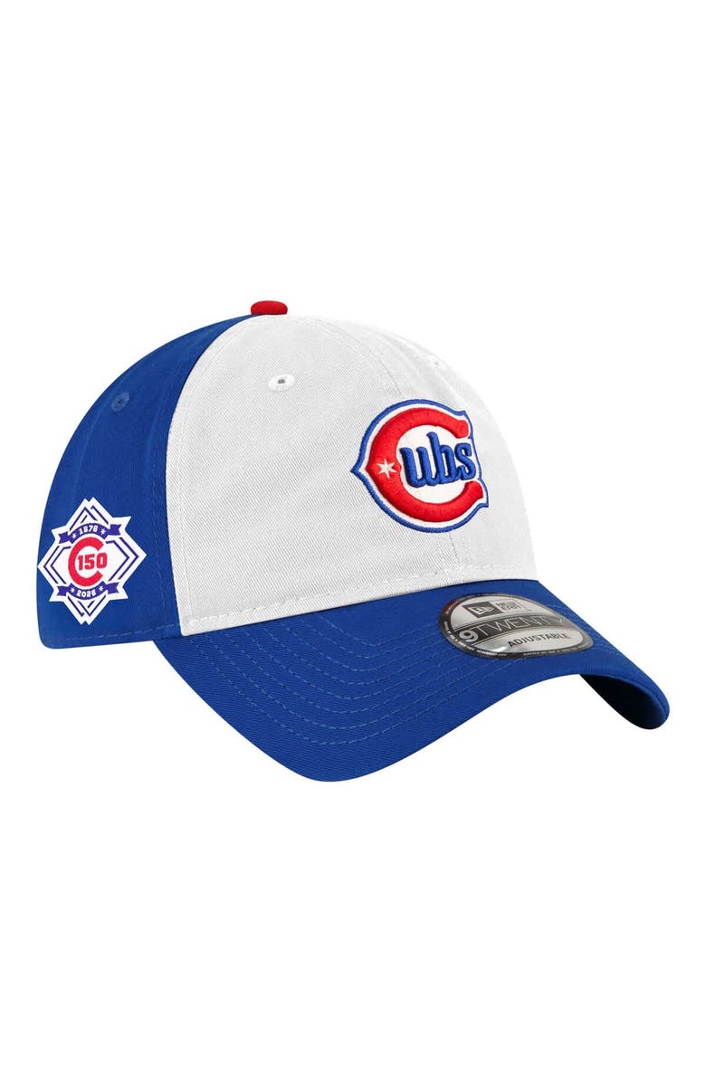 New Era Men's New Era  Royal/White Chicago Cubs 150th Anniversary Casual Classic Adjustable Hat, Main, color, Royal