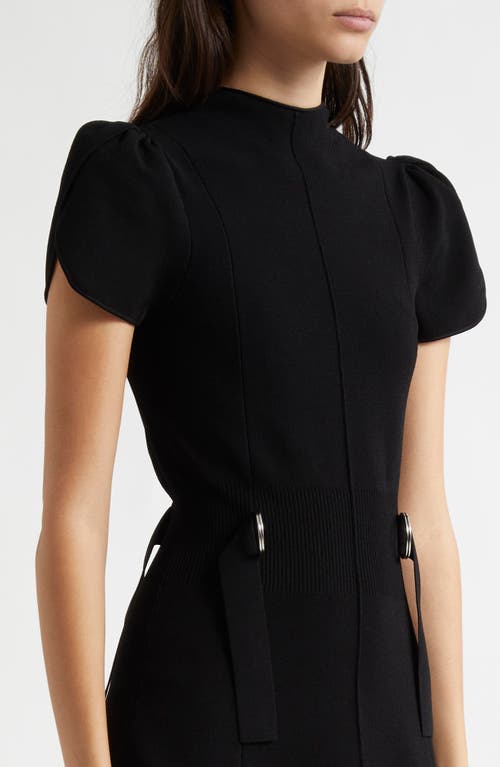 3.1 Phillip Lim Compact Rib Tulip Dress In Black