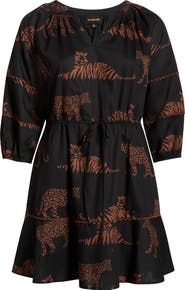 SUGARLIPS Zenzi Jungle Print Dress