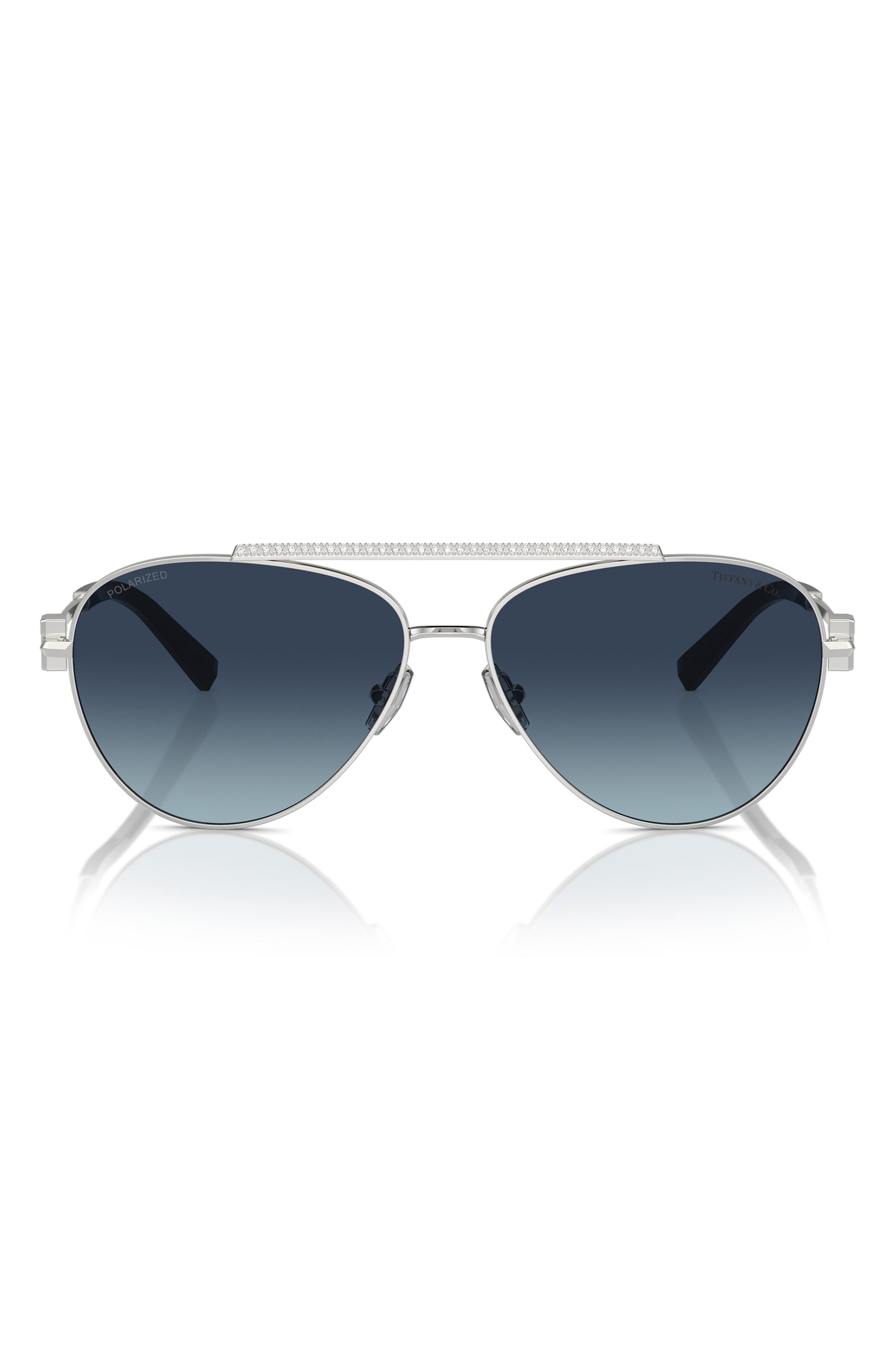 59mm Gradient Polarized Pilot Sunglasses (Women) | Nordstrom