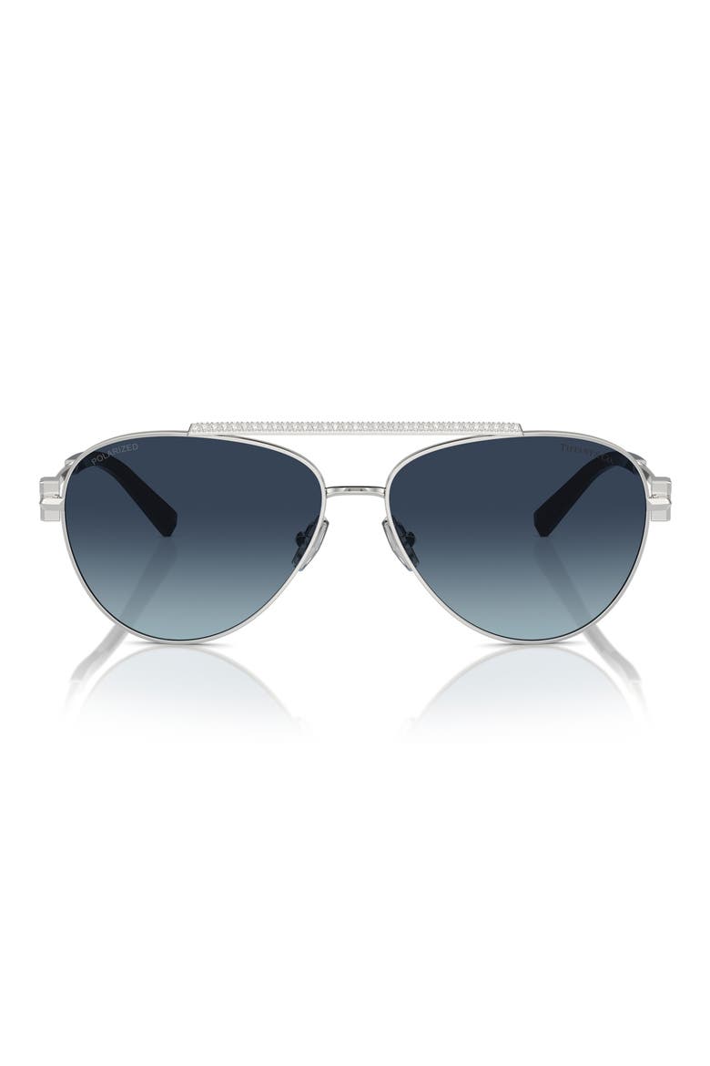 59mm Gradient Polarized Pilot Sunglasses (Women) | Nordstrom