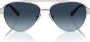 Tiffany & Co. 59mm Gradient Polarized Pilot Sunglasses