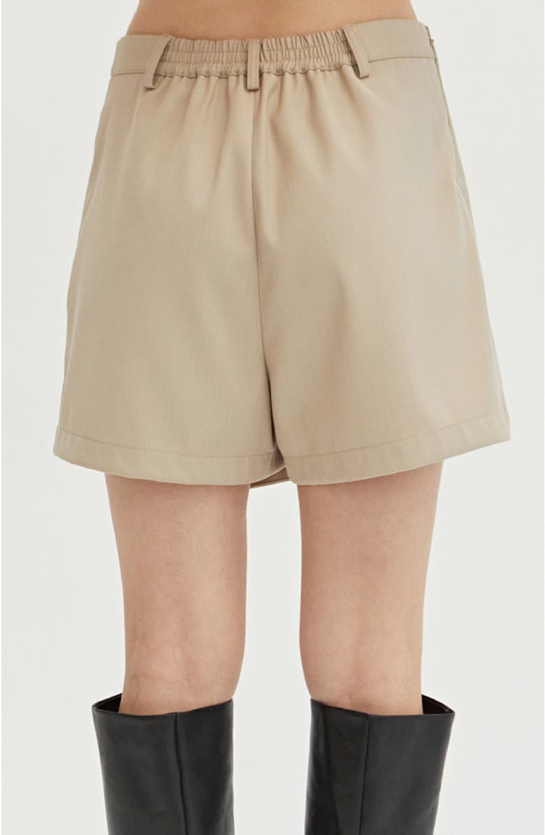 CRESCENT Wrap Mini Skort, Alternate, color, Bone
