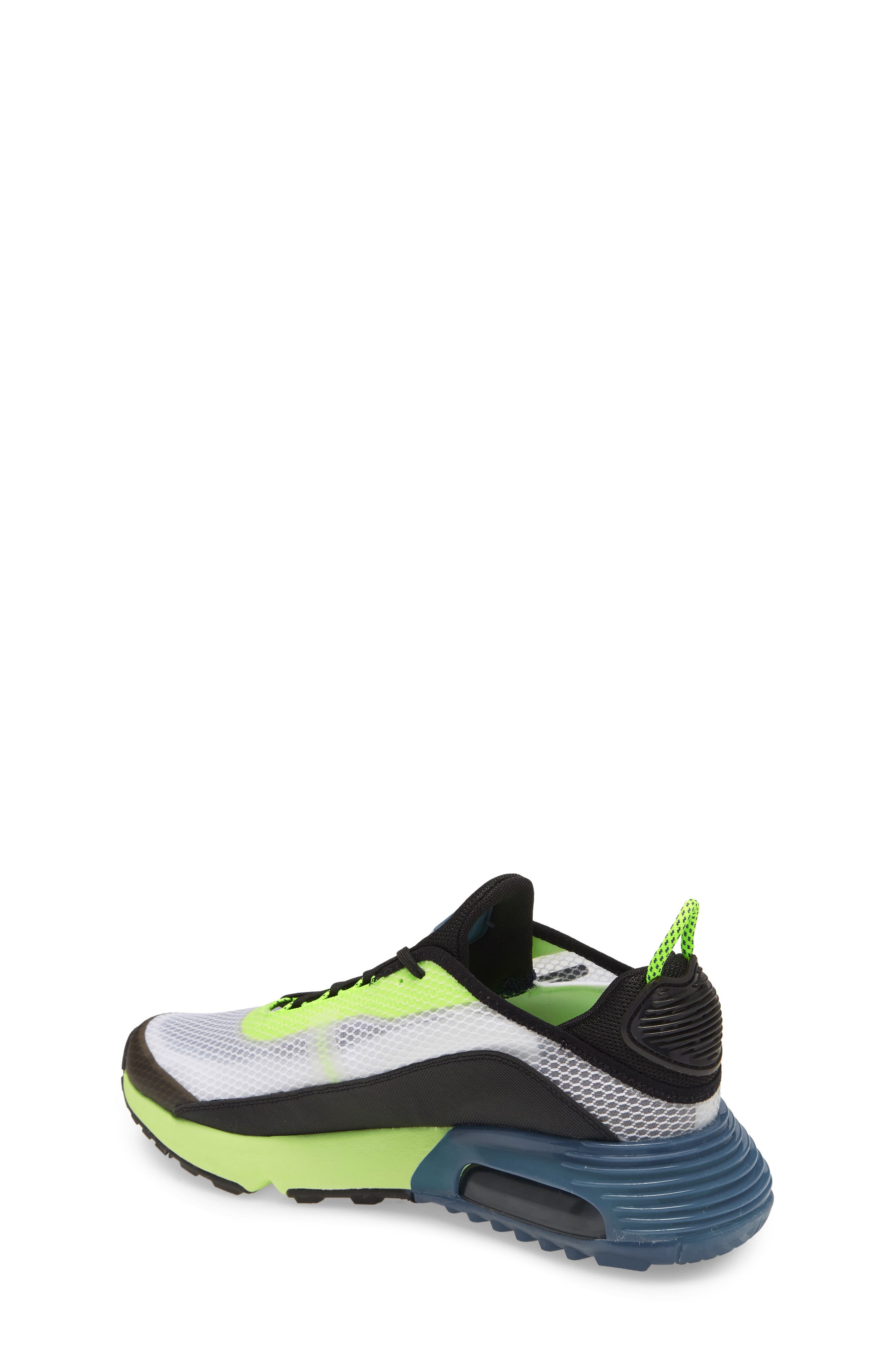 Kids' Air Max 2090 Sneaker, Alternate, color, WHITE/ BLACK-VOLT-BLUE FORCE