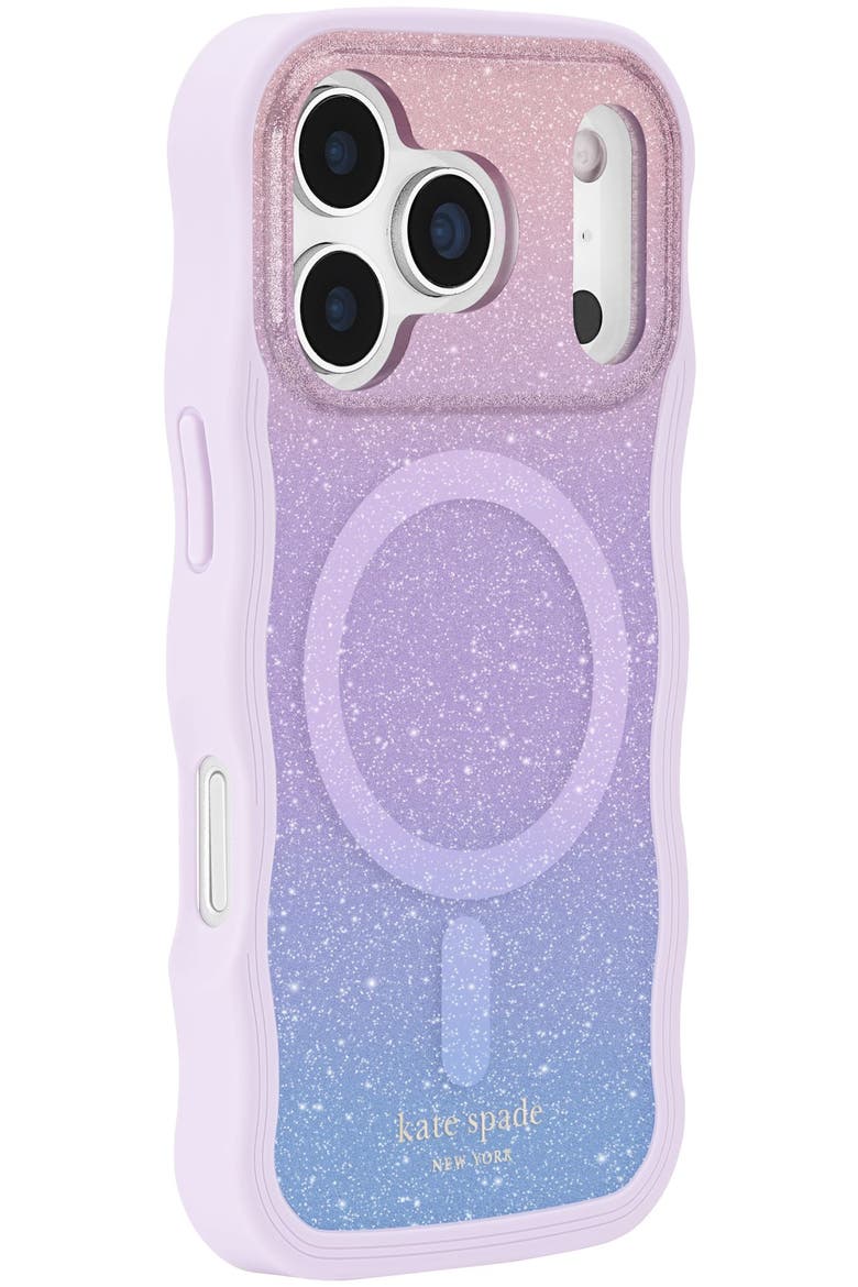 Wavy MagSafe Case, Alternate, color, Pink Multicolor