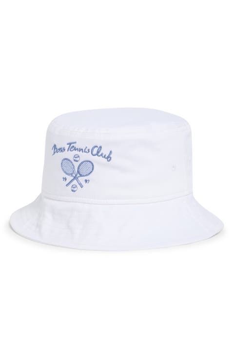 Tennis Club Cotton Twill Bucket Hat