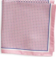 Eton Quadrant Silk Pocket Square