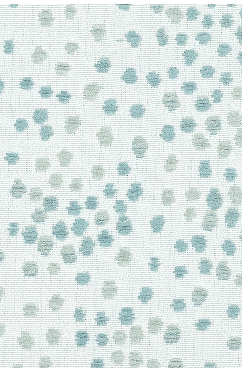 Elaine Smith Speckle Surf with Chenille Dots Indoor & Outdoor Woven Accent Pillow, Alternate, color, Surf